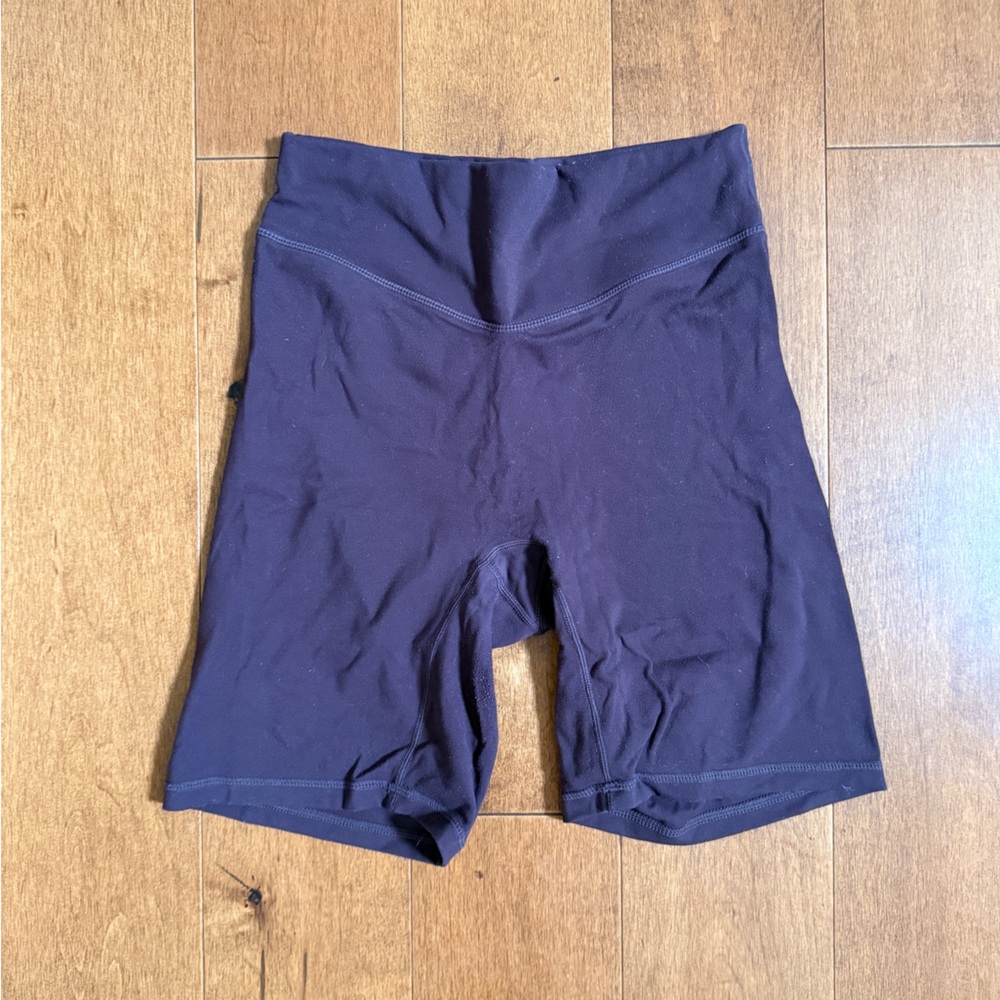 Vitality Espresso Brown Biker Shorts Size Small